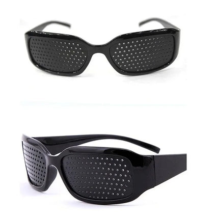 Men And Women Improving Vision Anti Myopia Astigmatism Glasses With Holes For Correcting Fatigue Pinhole Glasses