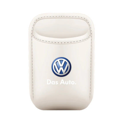 The multi-functional leather storage case for car water cups is suitable For VW Volkswagen Polo Tiguan Passat Golf Jetta Lavida