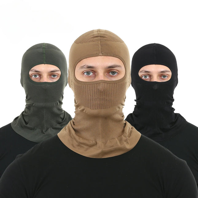 High Elasticity Breathable Balaclava Hat Cycling Full Face Mask Outdoor Sports Ski Motorcycle Mask Scarf Helmet Inner Cap