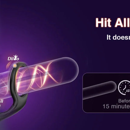 Prostate Massager Anal Plug with 9 Tension Shock Flapping Thrusting Vibrating Butt Plug APP Control Male Vibrator Adult Sex Toys