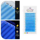 UV Blue / D / 0.07mm|8-14mm MIX