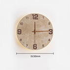 Yellow Digital Clock / D230mm / LED 10W|Cool Neutral Warm