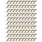 100pcs burshes