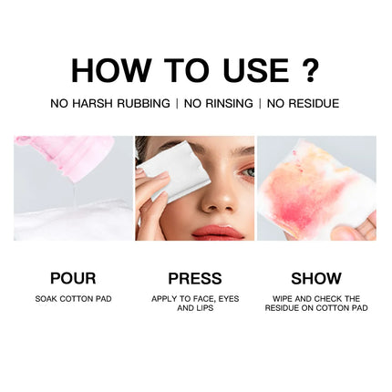 Gentle Makeup Remover Water Deep Cleansing Hydrating Moisturizing Non Irritating Refreshing Mild Facial Cleaner