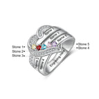 5 names / silver / 7