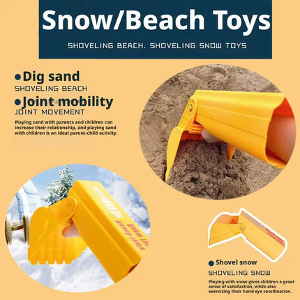 1/3PCS Excavator Digging Hand Arm Sand Snow Kid Beach Toy Shovel Tool Play in Water Boy Girl Outdoor Game For Children Summer