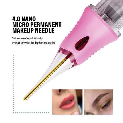 10PCS Tattoo Cartridge Needles Round Liner RL Disposable Safety Sterile Tattoo Needles for Permanent Makeup Tattoo Supplies