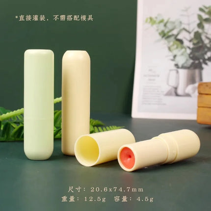 10-100pcs Direct Filling Lipstick Tubes Lip Balm Bottle For Kids DIY Empty Cosmetic Container Lip Gloss Travel Makeup Packaging