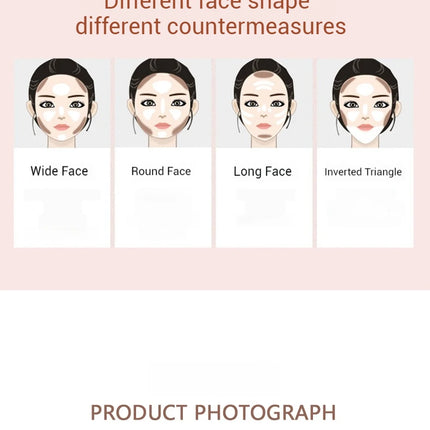 Waterproof powder blusher stick, transparent concealer multifunctional makeup stick, create a natural look