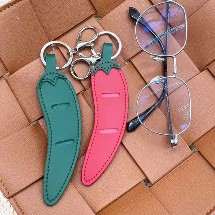 Cute Hanger Pentagram Star Keychain DIY Multi Functional Bag Charm Korean Creative Glasses Storage Clip Bag Pendant