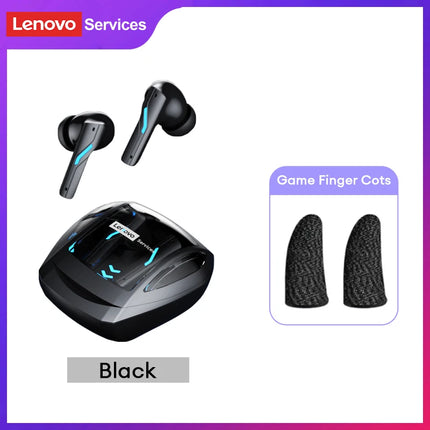 Choice Lenovo GT100 TWS Bluetooth 6.0 Gaming Earbuds Ultra Low Latency Long Endurance Wireless Headphone HD Voice Calls Earphone