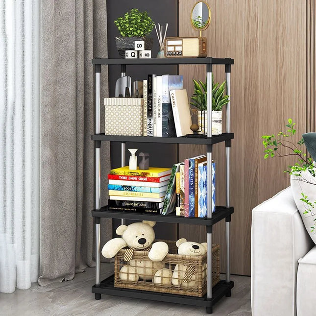 Kitchen storage rack, bedroom floor storage shelf, bathroom living room organizing rack, simple multi-level storage rack