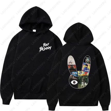 Rapper Bad Bunny Debi Tirar Más Fotos Album DTMF Merch Men Woman Hoodies Fashion Casual Vintage Drop Shoulder Sweatshirt Hoodie