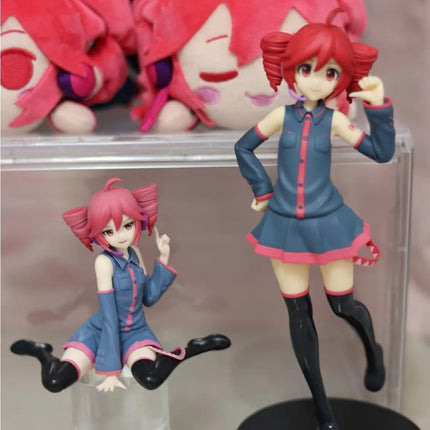 Original Utau Kasane Teto Premium Chokonose Action Figure PVC Model Collection Anime Figurine Birthday Gift