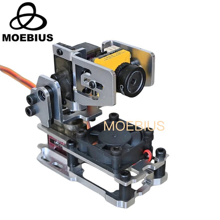 Metal Servos Pan Tilt Bracket Steering Engine Sky End Fpv Head Tracking Dual Axis Pan Tilt Model Camera 2