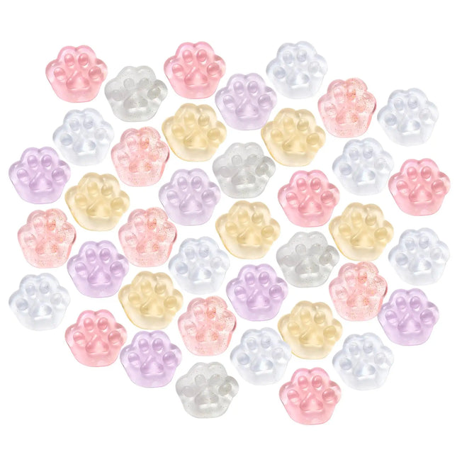 5-100pcs Mini Squishies Squishy Toy Cat Party Favors for Kids, Cat's Paw Mochi Squishy Toys Kawaii Stress Reliever Anxiety Toys
