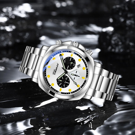 CHENXI Men's Watch Multifunctional Fashion Quartz with Calendar Luminous Display Men Watches Chronograph Business Wristwatch