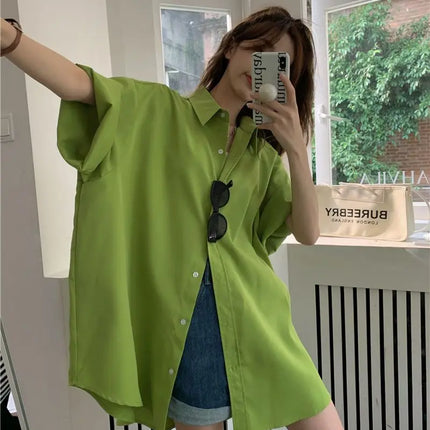 XEJ Elegant and Youthful Women's Blouses Oversize Shirts Women's Summer Clothing Spring 2022 Short-Sleeve Youth Blouses