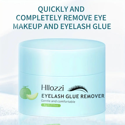 Formaldehyde - free Cantaloupe Eyelash Makeup Remover Cream. It can deeply, thoroughly and quickly remove eyelash glue.