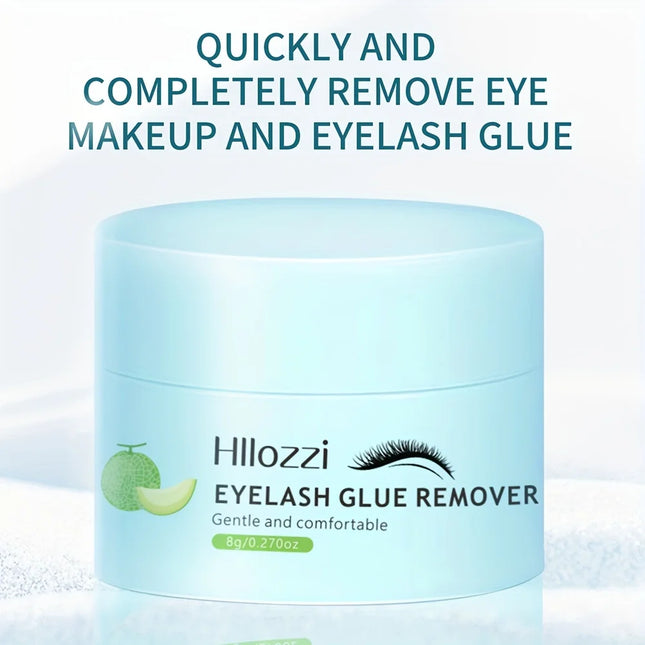 Formaldehyde - free Cantaloupe Eyelash Makeup Remover Cream. It can deeply, thoroughly and quickly remove eyelash glue.