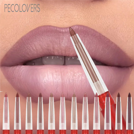 1PC Velvet Lip Liner, Matte Lipstick for Beginners, Cream Texture, Three-dimensional Lip Shape, Suitable for Daily Lip Makeup