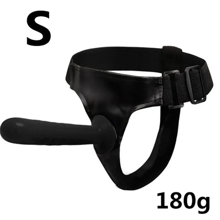 Strap-On Big Dildo Vibrator Strapon Ultra Elastic Harness Belt Adult Sex Toys For Woman Lesbian Double Penis Realistic Dildos