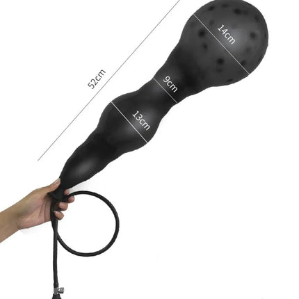Gas Charging Ass Orgasmic Dilatation Inflatable Anal Beads Plug Speculum Buttplug Prostate Stimulator Anus Masturbador Masculino