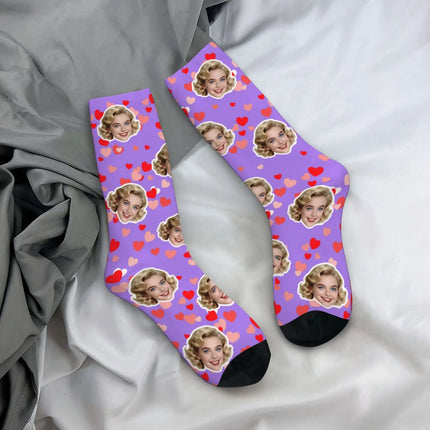 Custom avatar socks for men and women custom photo socks personalized picture socks photo socks personalized gifts