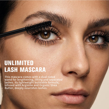 Lash Mascara Nourishing Long Lasting Thick Curling Lifting Lengthening Eyes Lashes Beauty Makeup Cosmetics Black Brown Mascara