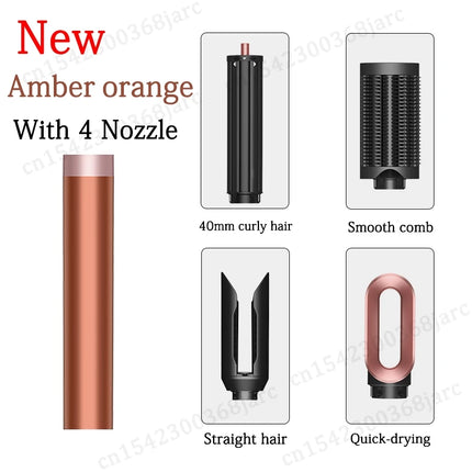 SenCiciMen X19 Hair Styler Curling Iron Hot Air Brush Curling Barrel Hair Dryer Salon Professional Curly Straight Hair Styler