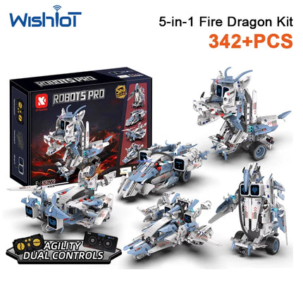 Fire Dragon Robot Building Kit 342pcs STEM / Kit Construction Robot Dragon 342pcs STEM
