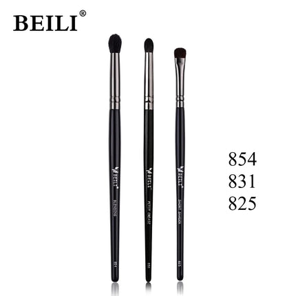Natural Eye Makeup Brushes Set Eyeshadow Brush Eyebrow Contour Eyeliner Brush Women Eyes Cosmetic Blending Detail Make Up Tools