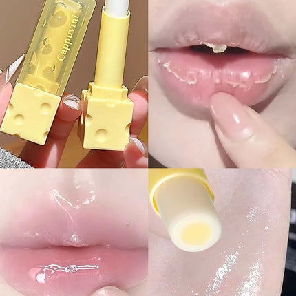 Cheese Lip Balm Set Moisturizing plumps lips reduces lip lines lip care product for smooth lips