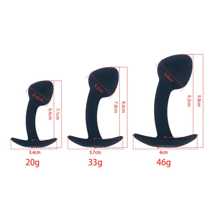 Prostate Massage Penis Fake Insert G Spot Unisex Toy for Man Women Silicone Anal Butt Plug Wearable Stimulation Ball Dildo 18+