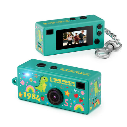 1080P Full HD Digital Camera with Built-in Flashlight 21 Creative Filters Mini Portable Camera for People Photography Gifts