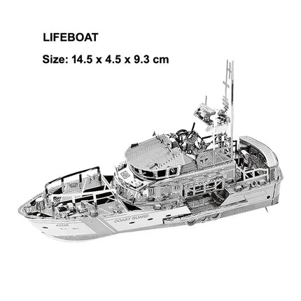 Mini 3D Metal Puzzle for Kids 14+ Manual DIY The Star Ferry Burke Class Destroyer The Bauhinia Assemble Model Education Toys