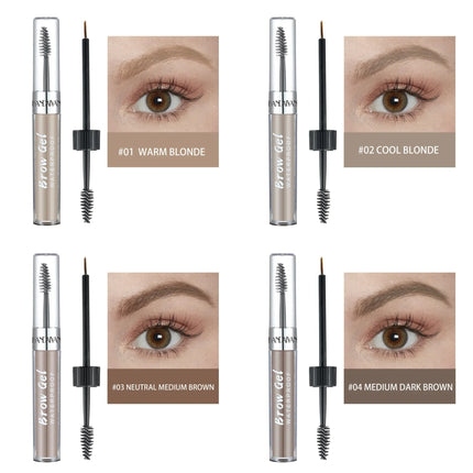 HANDAIYAN Eyebrow Tattoo Gel Semi-permanent Waterproof Lasting Eye Brow Tint Dye Black Brown Eyebrow Dyeing Cream Women Makeup