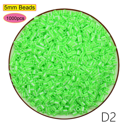 New Colors 1000pcs/pack 5mm Hama Beads Puzzle Education Toys Juguetes 3D Puzzles Jigsaw Puzzle Perler Beads Fuse Beads for Kids