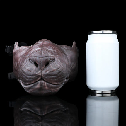 SHAZ Realistic Dog Mouth Silicone Mask Mastiff BDSM Oral Sex Aid Party Dress up Prop Adult Cosplay Costume Accessory for 18+