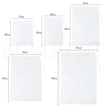 80/100/200/300 Mesh Food Grade Nylon Filter Bag Net Tea Beer Milk Coffee Oil Filtration Strainer Mesh Kitchen Filter Fabric Bags