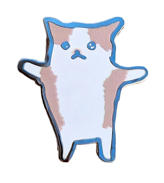 TikTok meme cats Hard Enamel Pin（It's not soft enamel）
