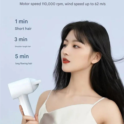 2025 New Professional Negative Ion Hair Dryer with Temperature Control and Hot & Cold Air for Powerful and Gentle Hair Care