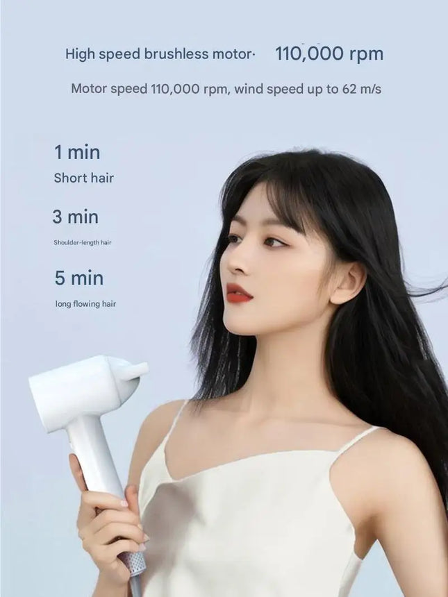 2025 Nouveau sèche-cheveux professionnel à ions négatifs avec contrôle de la température et air chaud et froid pour un soin capillaire puissant et doux