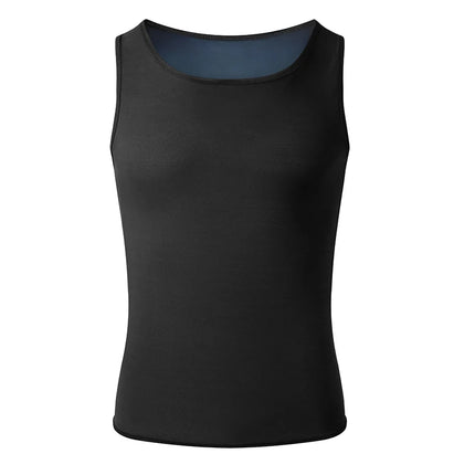 Hot Slimming Sauna Sweat Vest for Men Heat Trapping Pullover Sweat Enhancing Vest Workout Body Shaper Reduce Weight Tank Tops