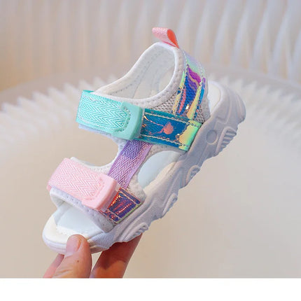 Children's Sandals 2025 New Summer Fashion Soft Bottom Princess Versatile Children's Shoes Little Girls Beach Shoes Girls' Shoes