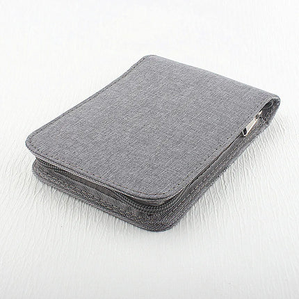 48 /24/10 Slots Fountain Pen Case, Canvas Pen Holder Display Pouch Bag Storage Large Capacity Waterproof