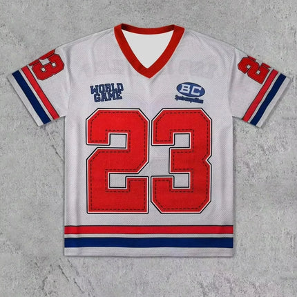 2026 Men Summer American Streetwear Mesh Jersey 3d T-Shirt Digital Printed Hip Hop Basketball Sportswear Fashionable Beach Wear