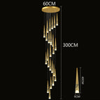 24 heads / Gold / RC remote dimming