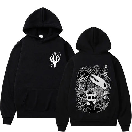 Game Hollow Knight Graphic Hoodie Men Women Clothing Casual Oversized Streetwear Male Vintage Fleece Hoodies Fans Gift hoodies