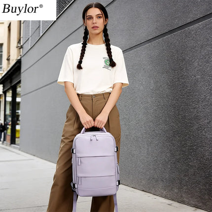 Buylor plecak do samolotu Travel Backpack рюкзак 40x25x17 Airplane Cabin Backpack Carry-On Luggage 14inch Laptop Backpack